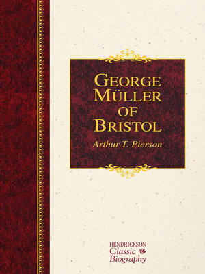 cover image of George Müller of Bristol